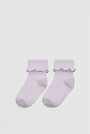 Heart Frill Sock