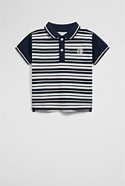 Organically Grown Cotton Country Road Logo Polo Shirt