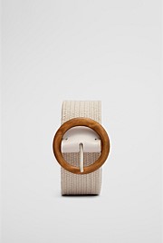 Recycled Polyester Woven Stretch Belt