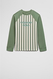 Stripe Logo Rash Vest