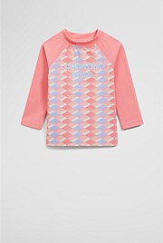 Geometric Print Rash Vest