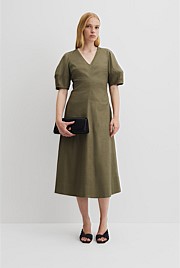 Fit and Flare Midi Dress