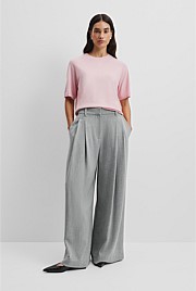 Organically Grown Cotton Blend Cashmere Blend T-Shirt