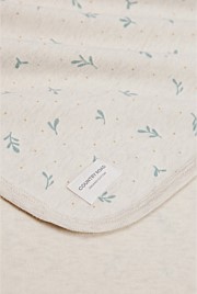 Organically Grown Cotton Blend Newborn Blanket
