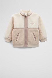 Sherpa Zip Through Jacket