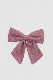 Corduroy Bow Clip