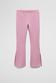 Organically Grown Cotton Blend Flare Tech Pant