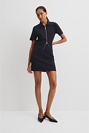 Compact Knit Mini Skirt