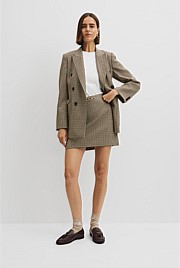 Wool Mini Skirt