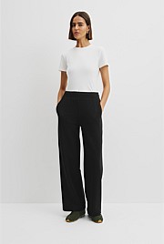 Australian Good Earth Cotton Straight Leg Track Pant