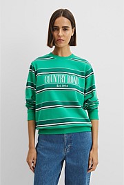Australian Cotton Stripe Heritage Sweat
