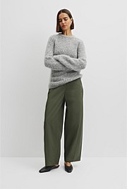 Fluffy Crew Neck Knit
