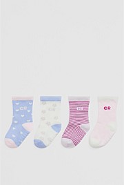 Country Road Baby Sock Pack of 4