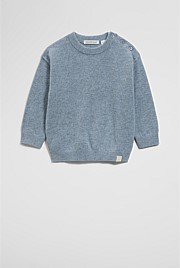 Merino Wool Cashmere Blend Knit