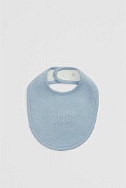 Organically Grown Cotton Waffle Bib