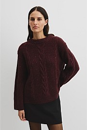 Longline Cable Knit