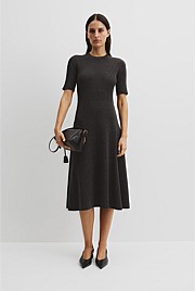 Compact Knit Midi Dress
