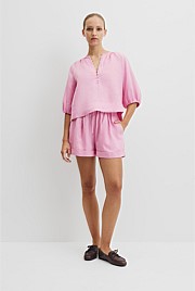 Cuff Linen Short
