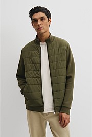 Hybrid Funnel Zip Through Jacket