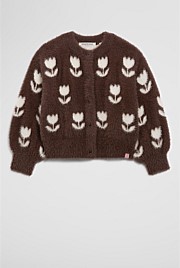 Floral Jacquard Knit