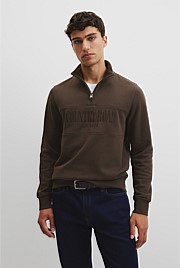 Australian Cotton Half Zip Heritage Sweat