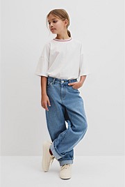 Teen Curved Seam Jean