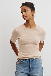 Short Sleeve Knit Tee