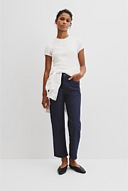 Classic Mid Rise Straight Jean