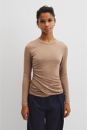 Jersey Wrap Top