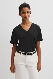 Australian Cotton V-Neck T-Shirt