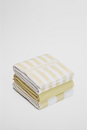 CR Stripe Australian Cotton Tea Towel Pack of 3