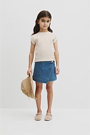 Denim Skort