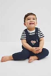 Organically Grown Cotton Koala Jersey Overall