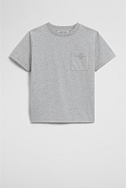 Australian Cotton Relaxed Short Sleeve Pocket T-Shirt