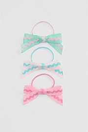 Ric Rac Bow Pack of 3