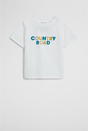 Australian Cotton Short Sleeve Boucle Tee