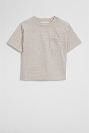 Australian Cotton Relaxed Short Sleeve Pocket T-Shirt