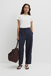 Tapered Linen Pant