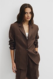 Linen Relaxed Blazer
