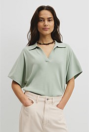 Compact Knit Polo