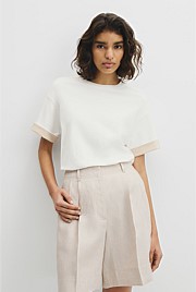 Cuff Sleeve T-Shirt