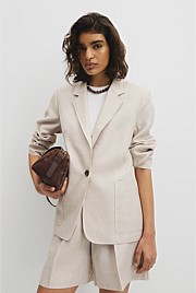 Linen Relaxed Blazer