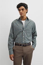 Regular Fit Cotton Gingham Shirt