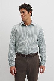 Regular Fit Gingham Travel Shirt