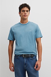 Australian Cotton CR Logo Tipped T-Shirt