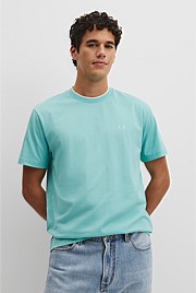 Australian Cotton CR Logo Tipped T-Shirt