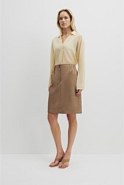 Twill Utility Skirt
