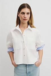 Crop Pocket Shirt