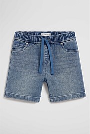 Pull On Denim Straight