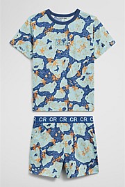 Short Sleeve Jungle Pyjama Set